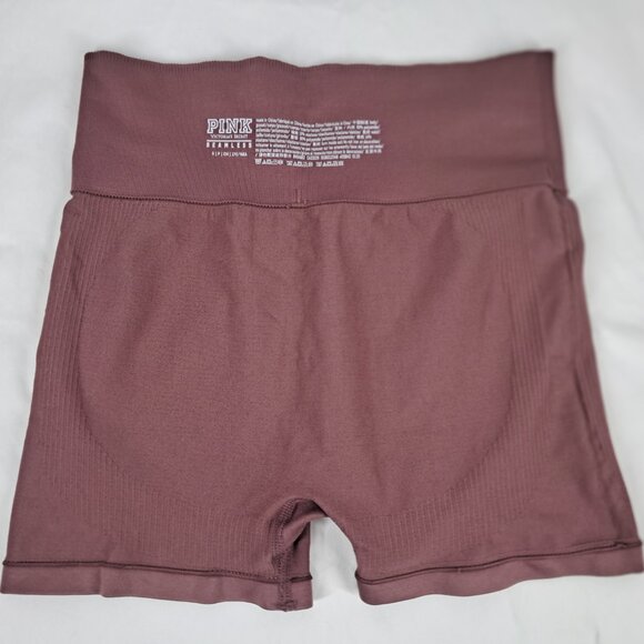 PINK Victoria’s Secret Active Seamless Workout Shortie Blush/Dusty Rose Shorts - Picture 4 of 5